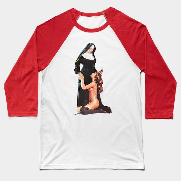 Borowczyk - Behind Convent Walls Baseball T-Shirt by Ebonrook Designs